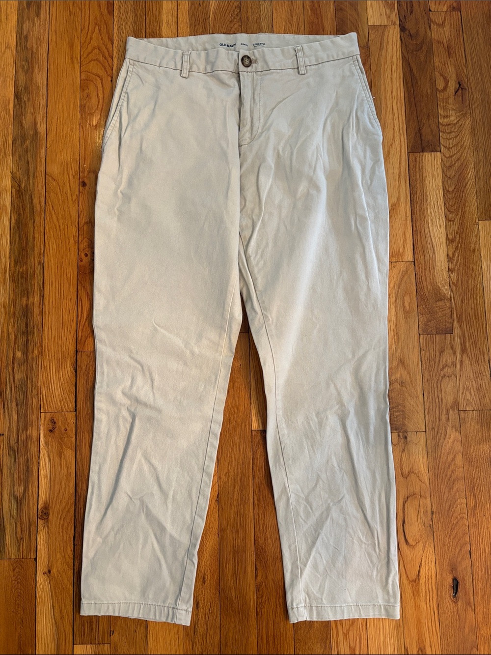 Old Navy Men's athletic fit Chinos in Light Beige